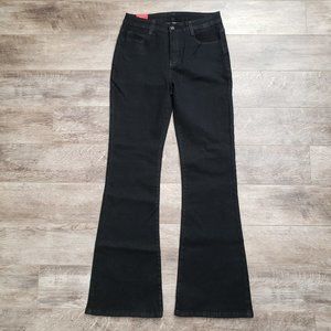 NWT Galmint Women’s Black Curvy Flare Jeans Women Super Stretchy Bell Bottom 6